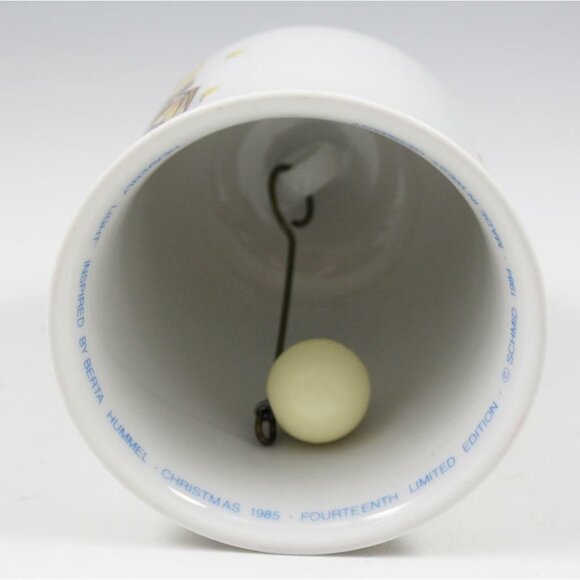 Heavenly Light 1985 Christmas Bell Berta Hummel Schmid  West Germany 14th Ed - Picture 5 of 6